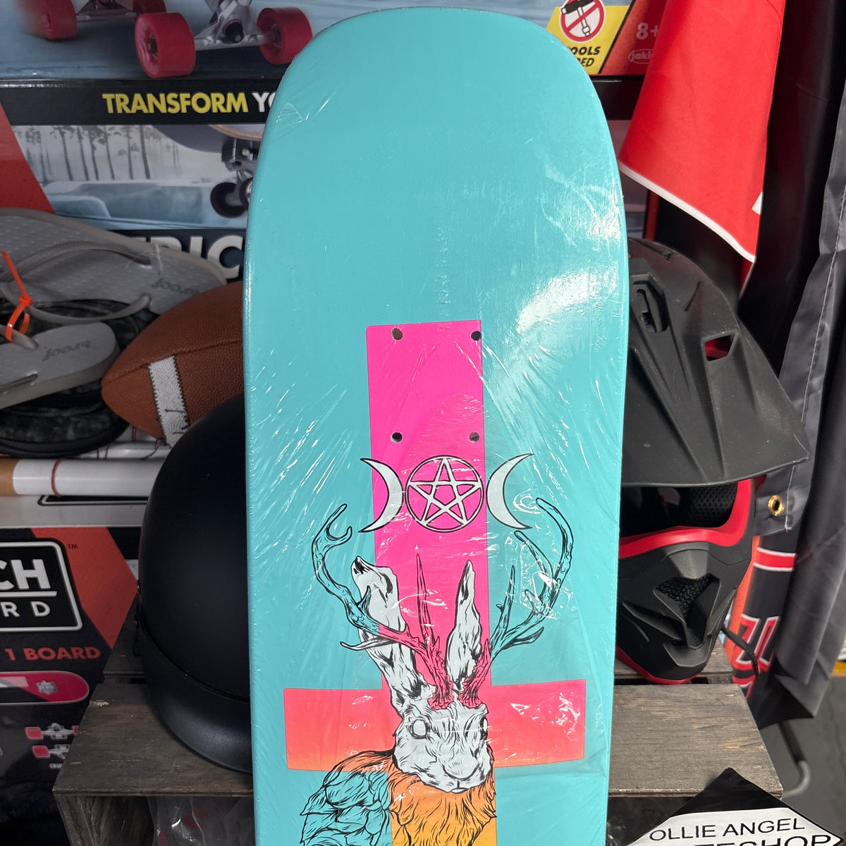 WELCOME SKATEBOARDS
Jack Magick on Phoenix Skateboard Deck 8”