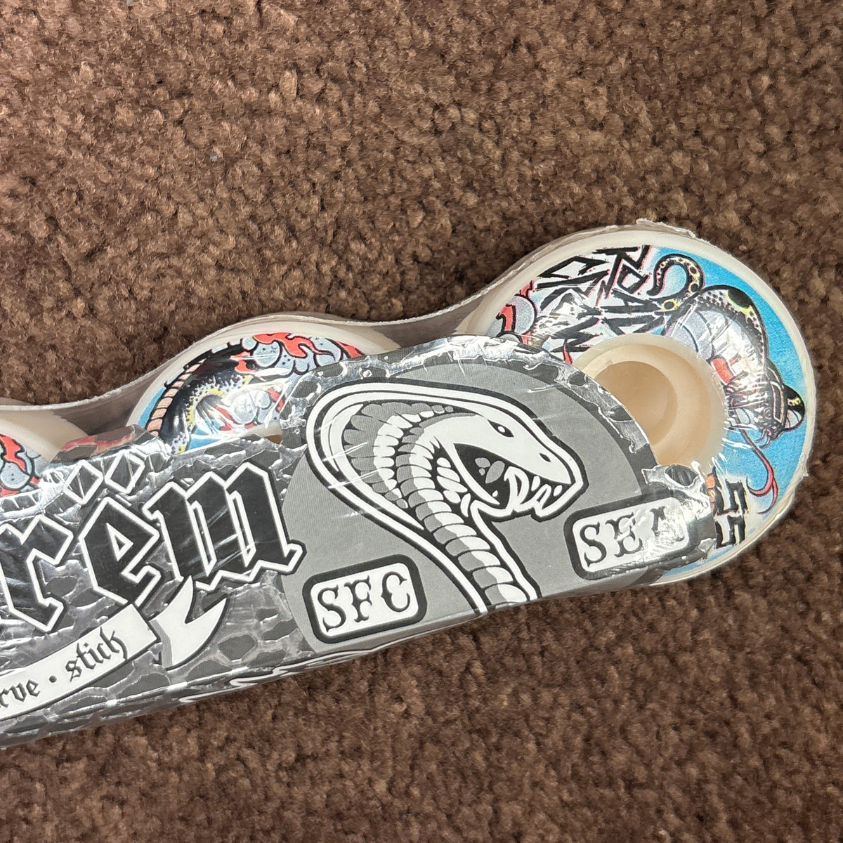 Scram Road Crew Serpent Skateboard Wheels 55mm 99a