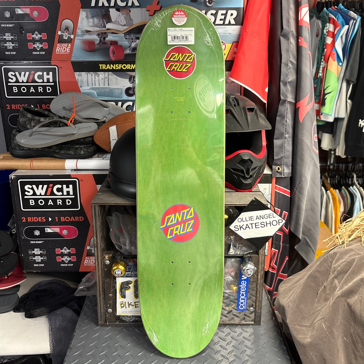 Santa Cruz Dot Guy Skateboard Deck 8.375"