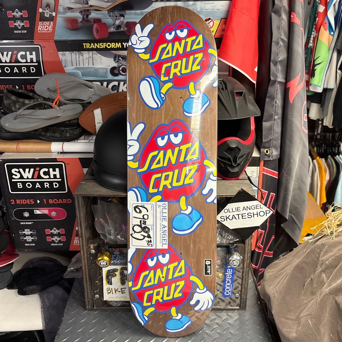 Santa Cruz Dot Guy Skateboard Deck 8.375"