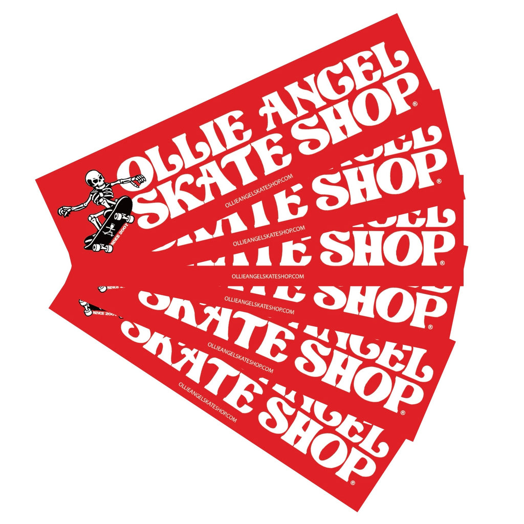 Ollie Angel Skelly Sticker 7”