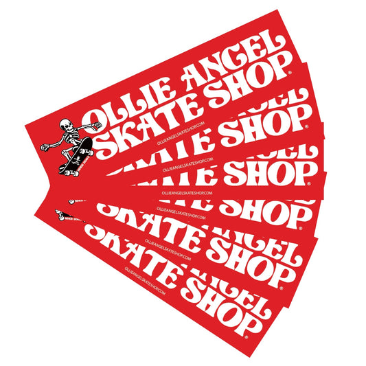 Ollie Angel Skelly Sticker 7”
