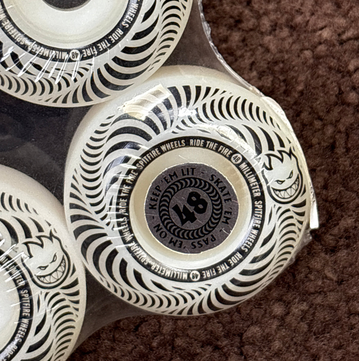 Spitfire Skateboard Wheels Flash Point Classic Natural 48mm 99A