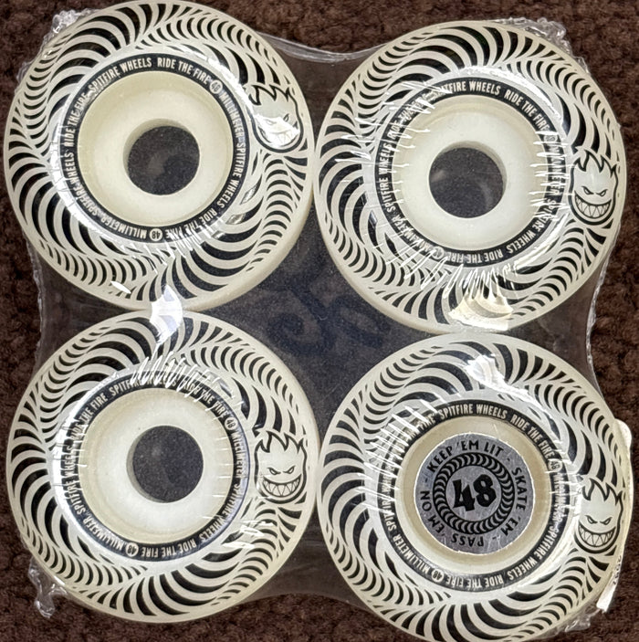 Spitfire Skateboard Wheels Flash Point Classic Natural 48mm 99A
