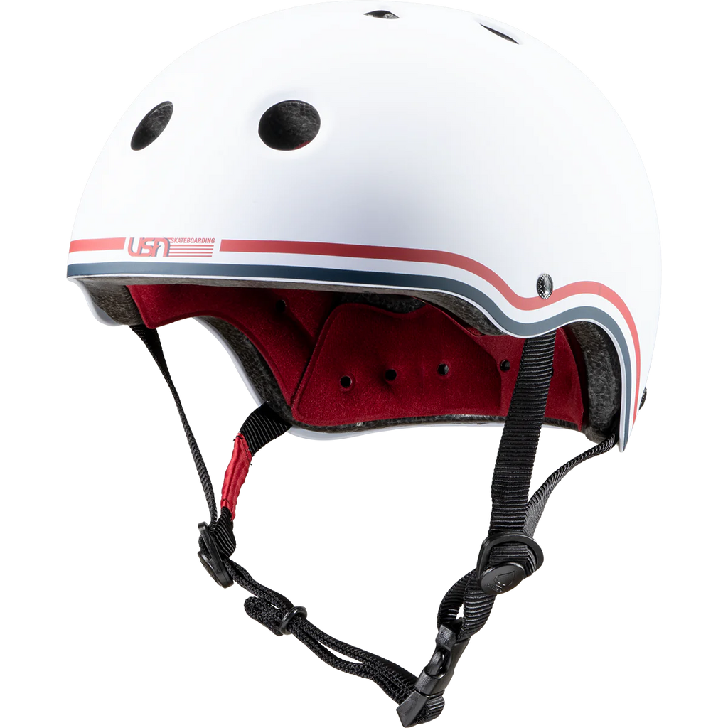 Protec Classic Cert Helmet Matte White USA Skateboarding
