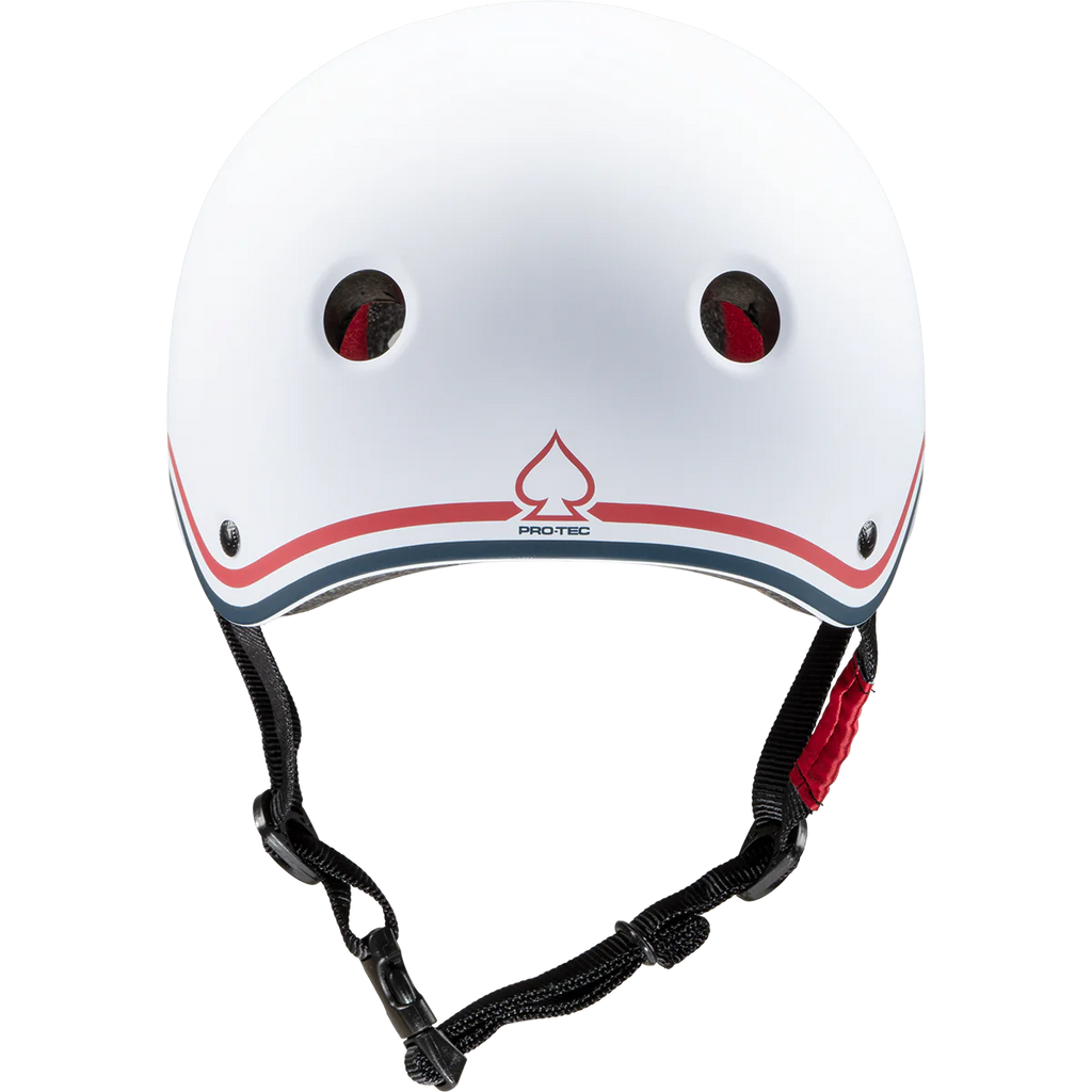 Protec Classic Cert Helmet Matte White USA Skateboarding