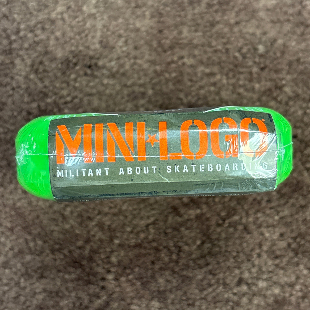 Mini Logo Green Skateboard Wheels 52mm C-Cut 101A