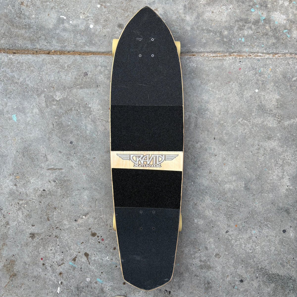 Gravity Stars & Palms Longboard Skateboard Complete 9.75”