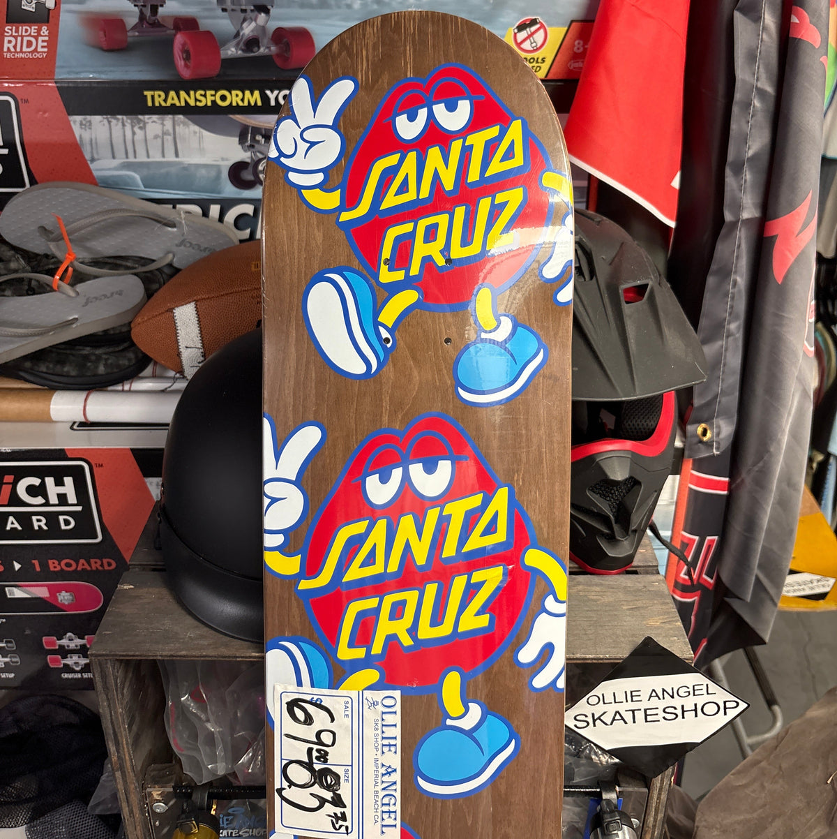 Santa Cruz Dot Guy Skateboard Deck 8.375"