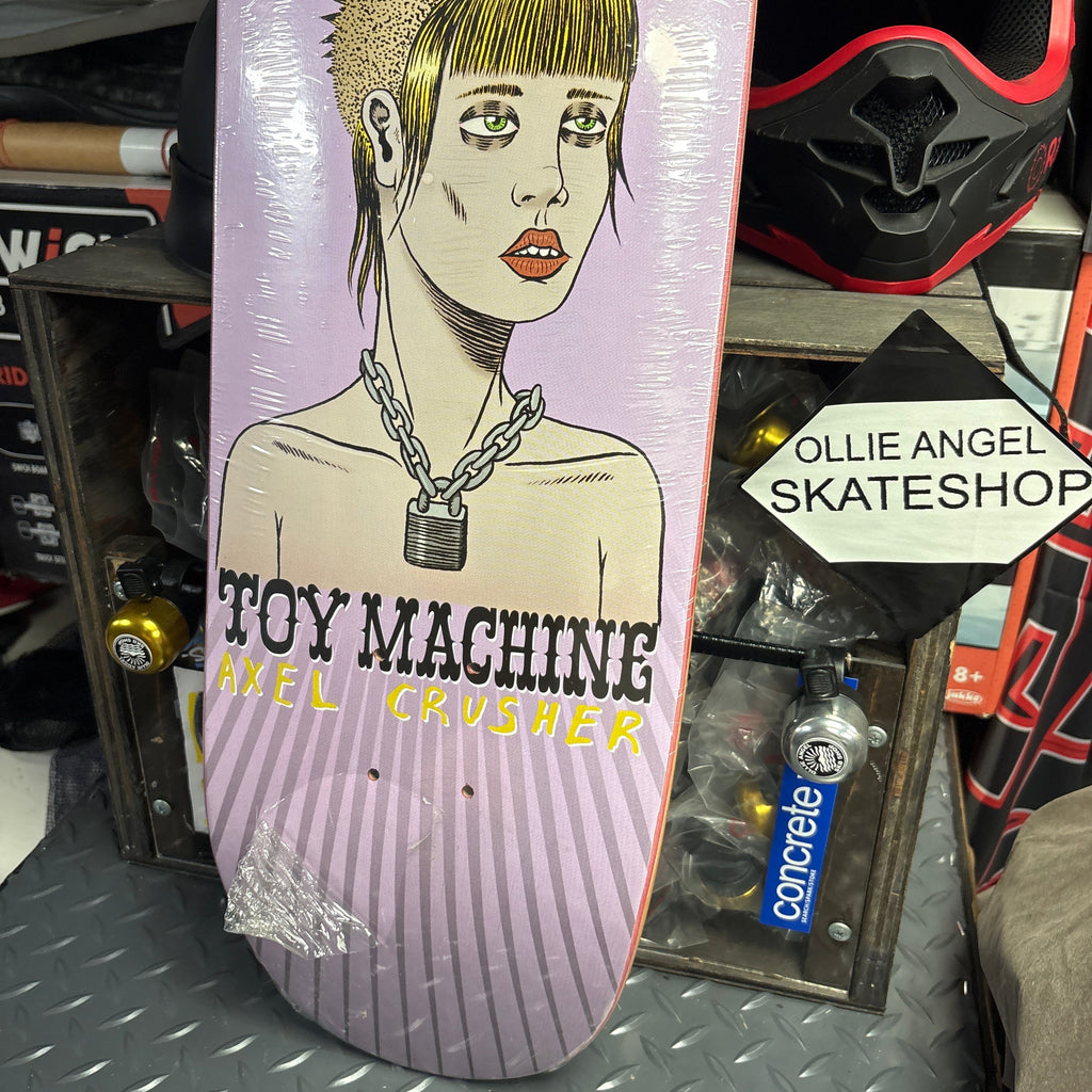 Toy Machine Axel Crusher Hairdo's Of Defiance Skateboard Deck 8.5"