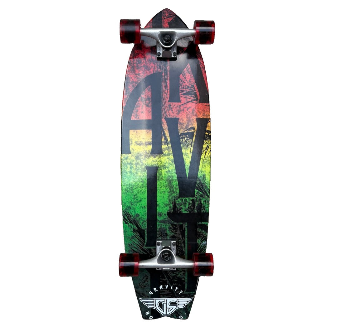 Gravity Fish Tail Cruiser Skateboard Complete 9.75”