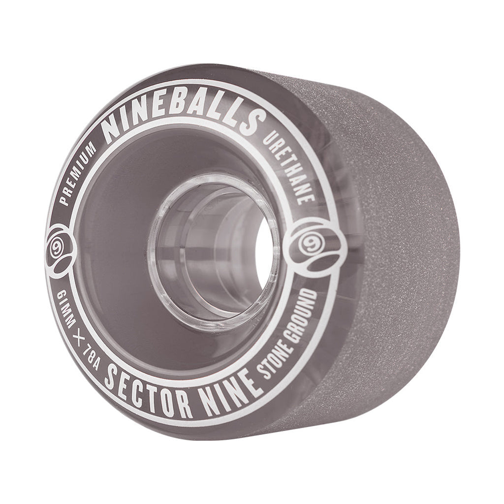 Sector 9 NINE BALLS Wheels Set Clear Smoke 64mm 78a