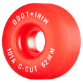 Mini Logo Red Skateboard Wheels 52mm C-Cut 101A