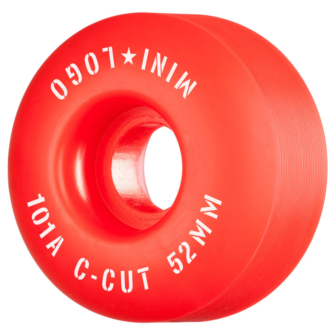 Mini Logo Red Skateboard Wheels 52mm C-Cut 101A