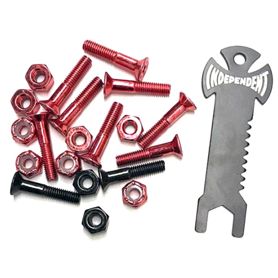 Independent Trucks Phillips Cross
Bolts (1 Inch) - Red & Black