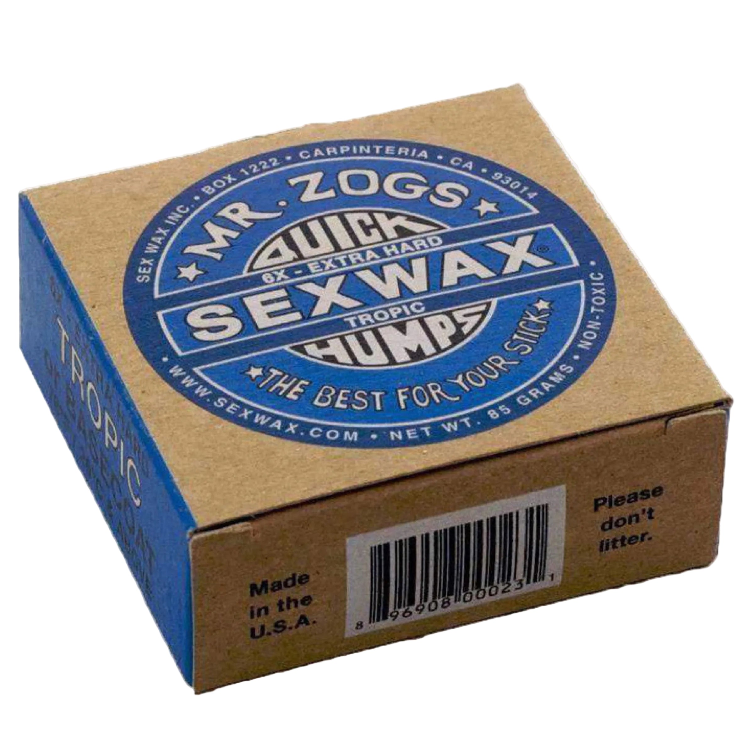 Sex Wax Quick Humps Surfboard Wax - Tropic or Basecoat