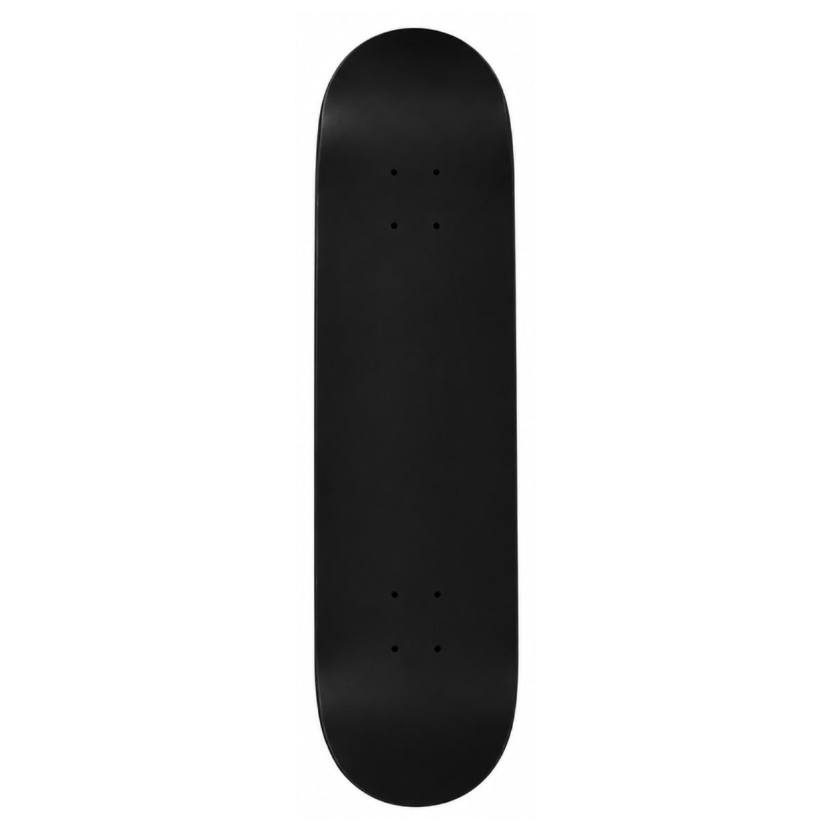 Blank Black Skateboard Deck 7.75”