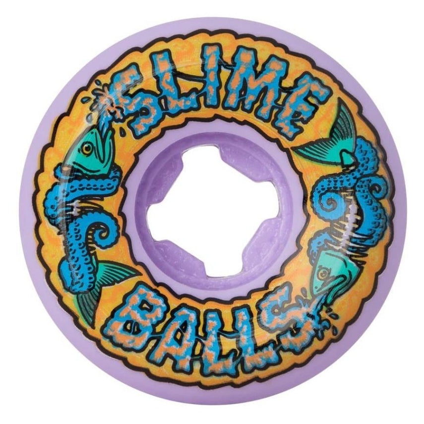 Slime Balls Wheels Fish Balls Speed Balls Purple 99a 54mm
