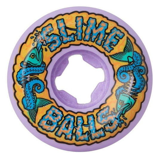 Slime Balls Wheels Fish Balls Speed Balls Purple 99a 54mm