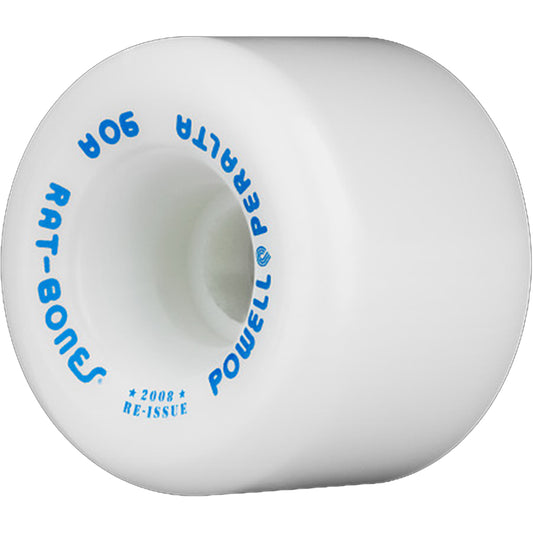 Powell Peralta Rat Bones Skateboard Wheels 60mm 90a - White (4 pack)