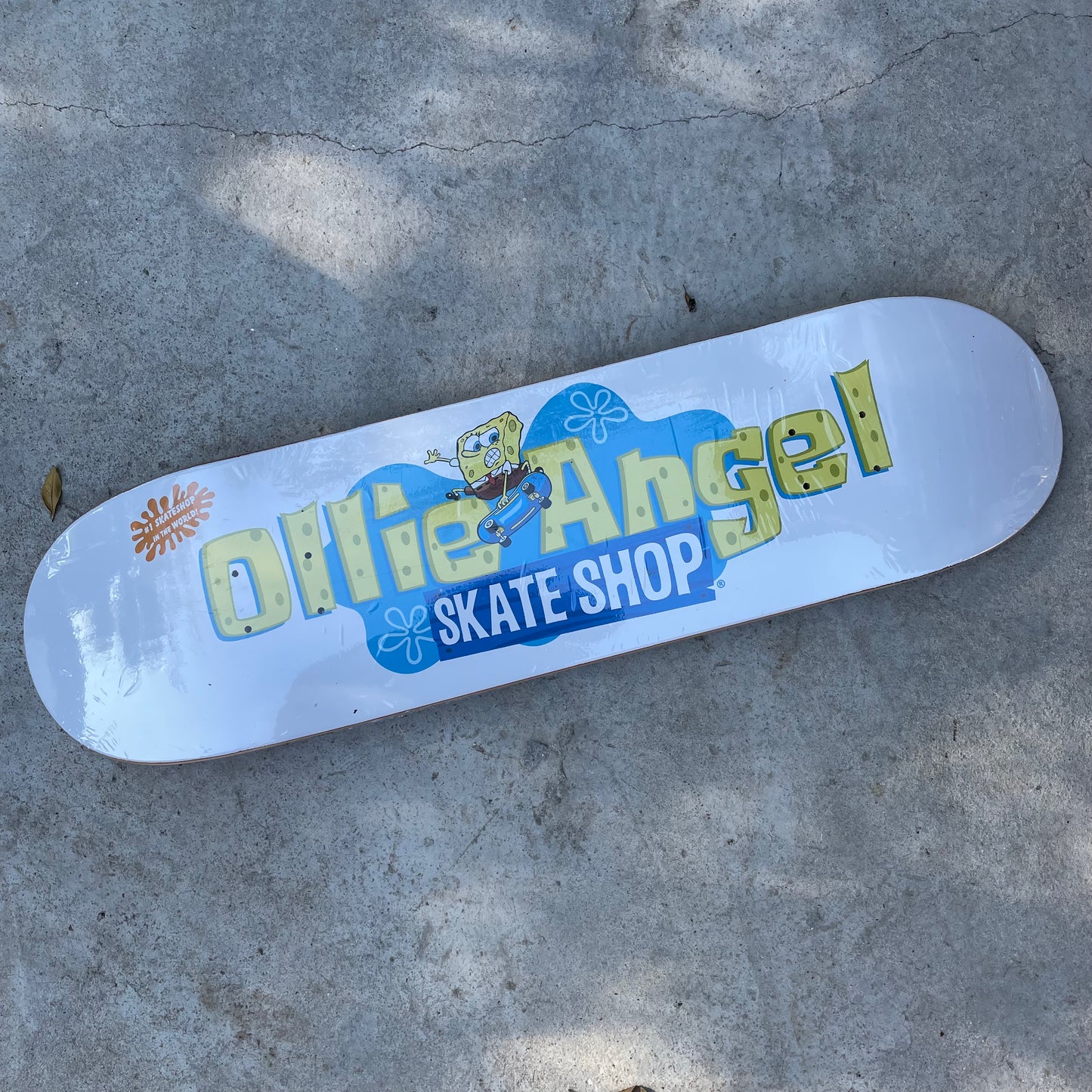 Ollie Angel SpongeGuy Skateboard Deck