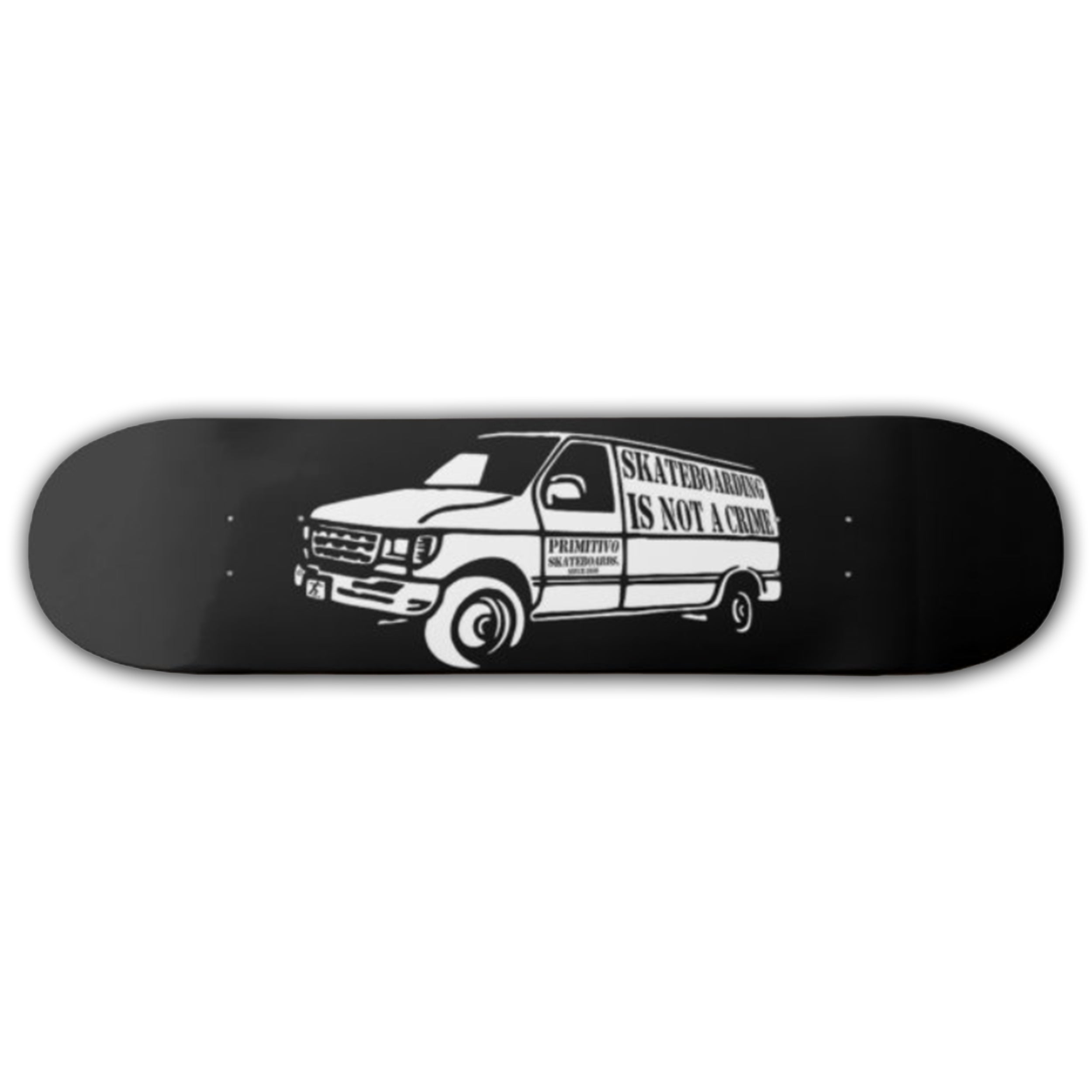 Primitivo Skateboards SKATEBOARDING IS NOT A CRIME Deck 9.25"